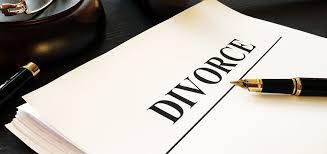 What is the procedure for divorce when the husband is abroad?
