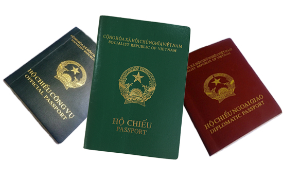 Subjects granted diplomatic red passports in Vietnam